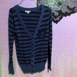 3/$15 dELiA*s vintage anchor cardigan